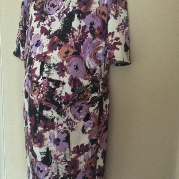 🔥Pink Blush Violet Purple Maternity Dress 1X - Picture 2 of 3